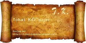 Tokai Kászon névjegykártya
